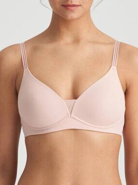 NEW MARIE JO Women’s Louie Full Cup Wireless Bra Powder Rose